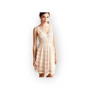 Anthropologie Baraschi Blush/Nude Dress  size 4